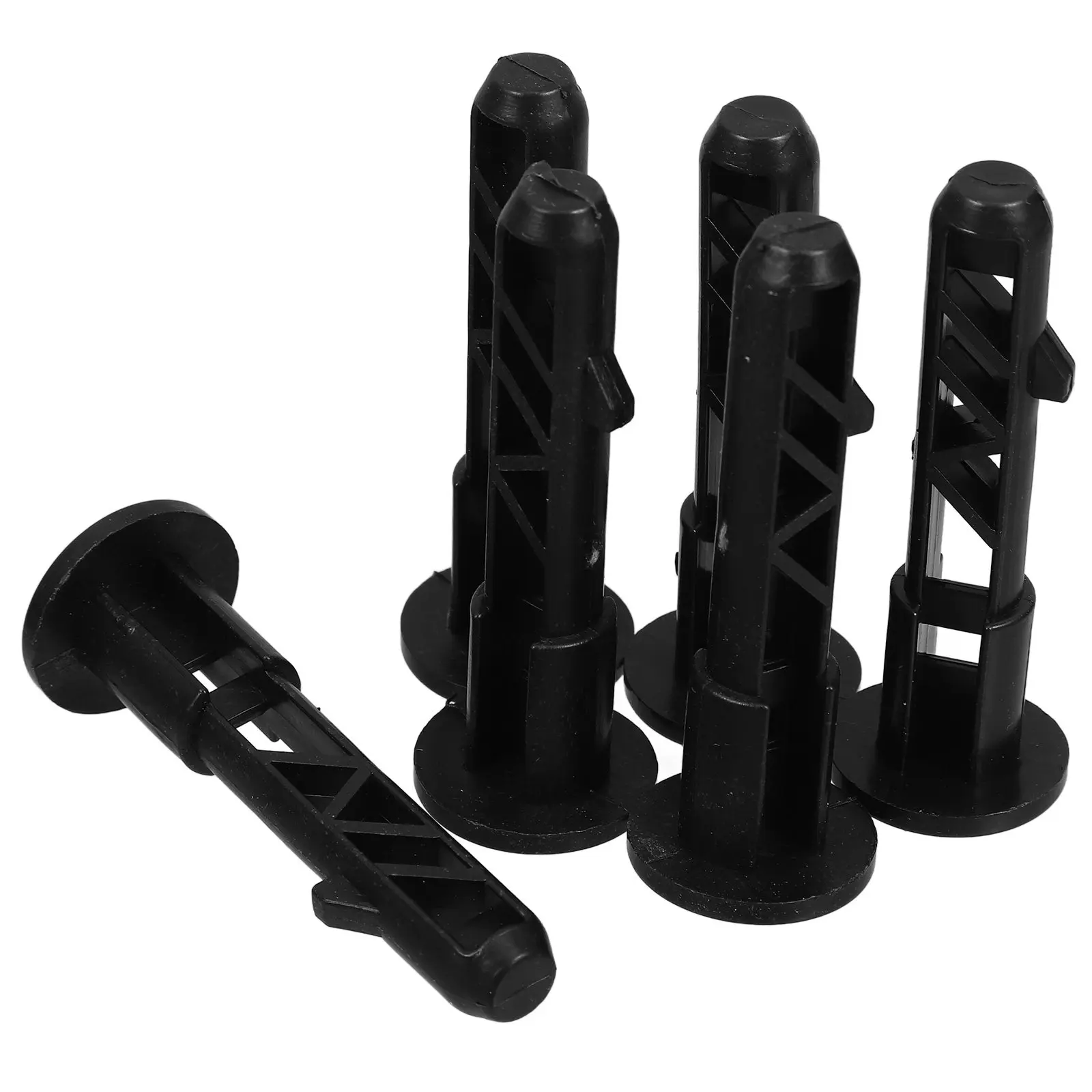 6Pcs Weather Resistant Nylon Trash Can Lid Hinge Pins Secure Locking Latch Pins for Wheeled Bins Park Yard Bin