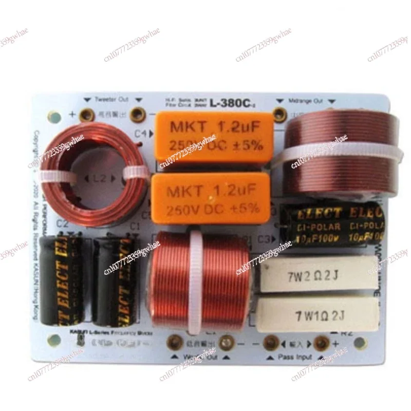 

Трехполосный частотный разделитель L-380C для домашних аудиосистем, кроссовер для колонок, товары в наличии