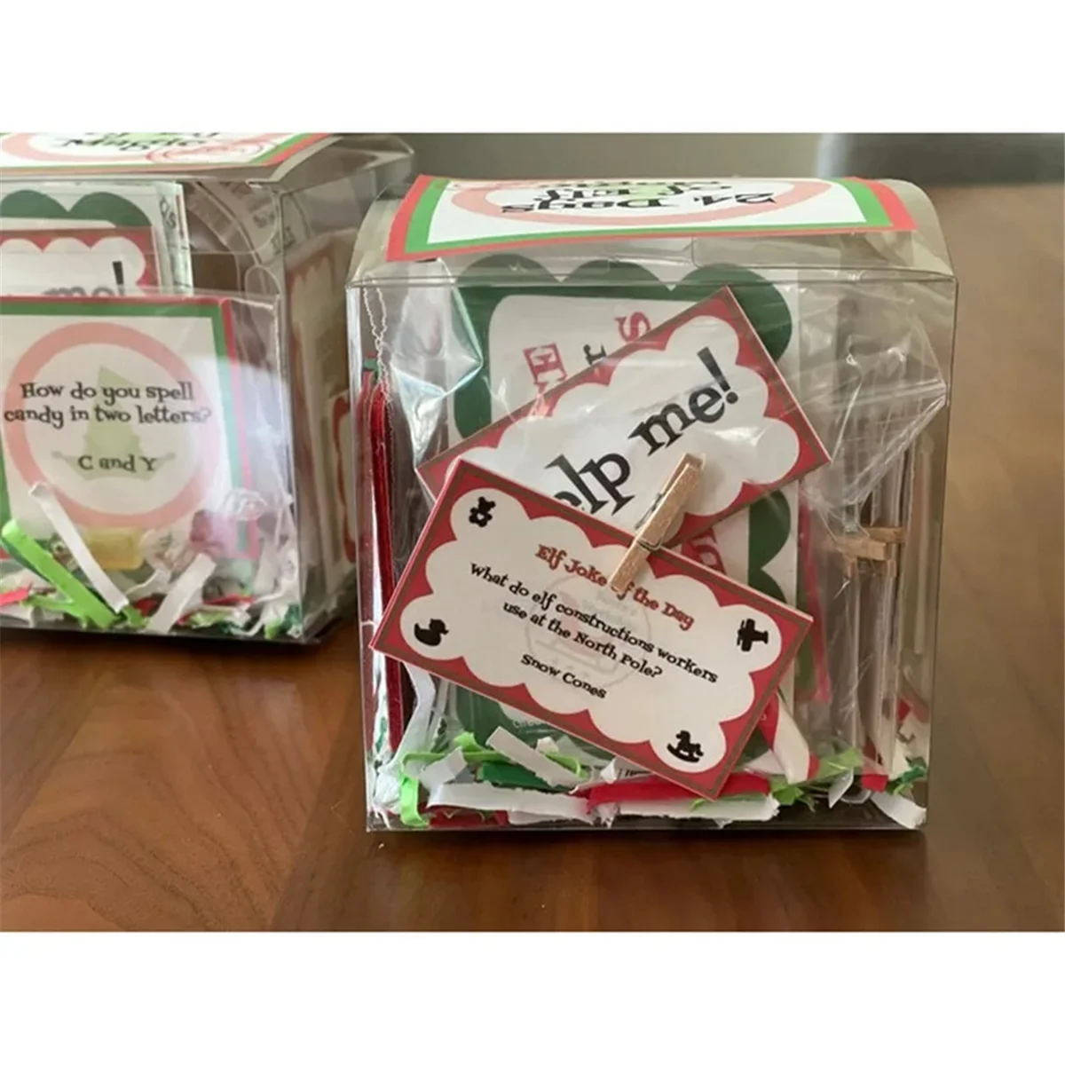 Elf Magic Kit 24-dagen Kerstmis, leuke Elf-activiteiten, Elf-rekwisieten, Elf Xmas Kit, Countdown Fun Christmas