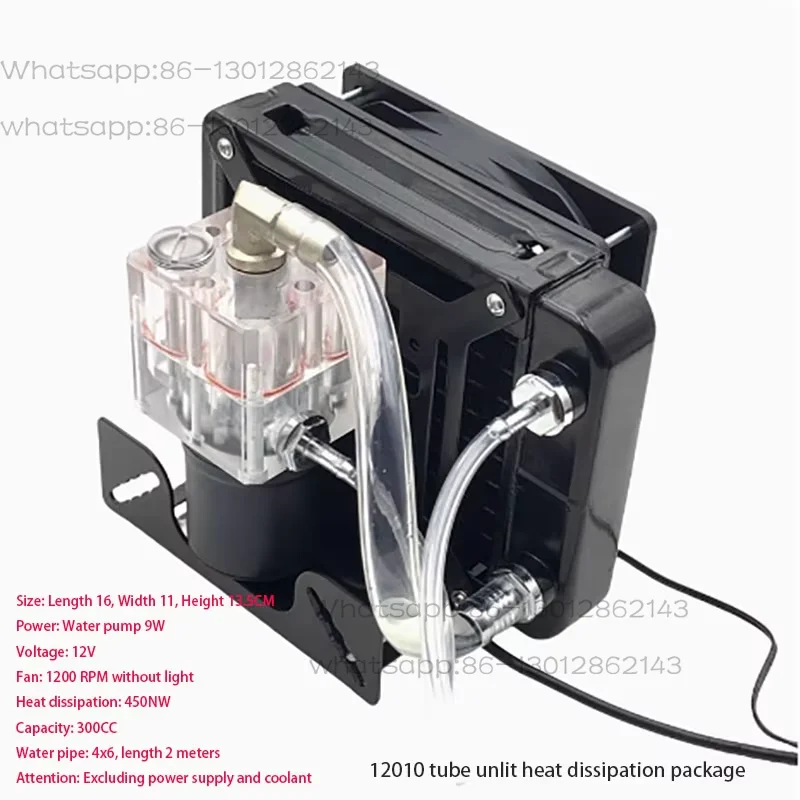Water cooling radiator for mobile phones, laptops, 3D printers, mini portable radiators