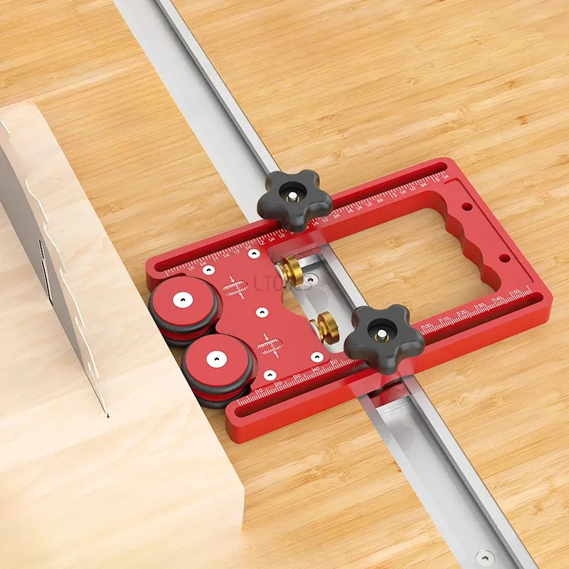 Table Saw Feeder Roller Bearing Wheel T Track Fence Guide Press Tool Woodworking