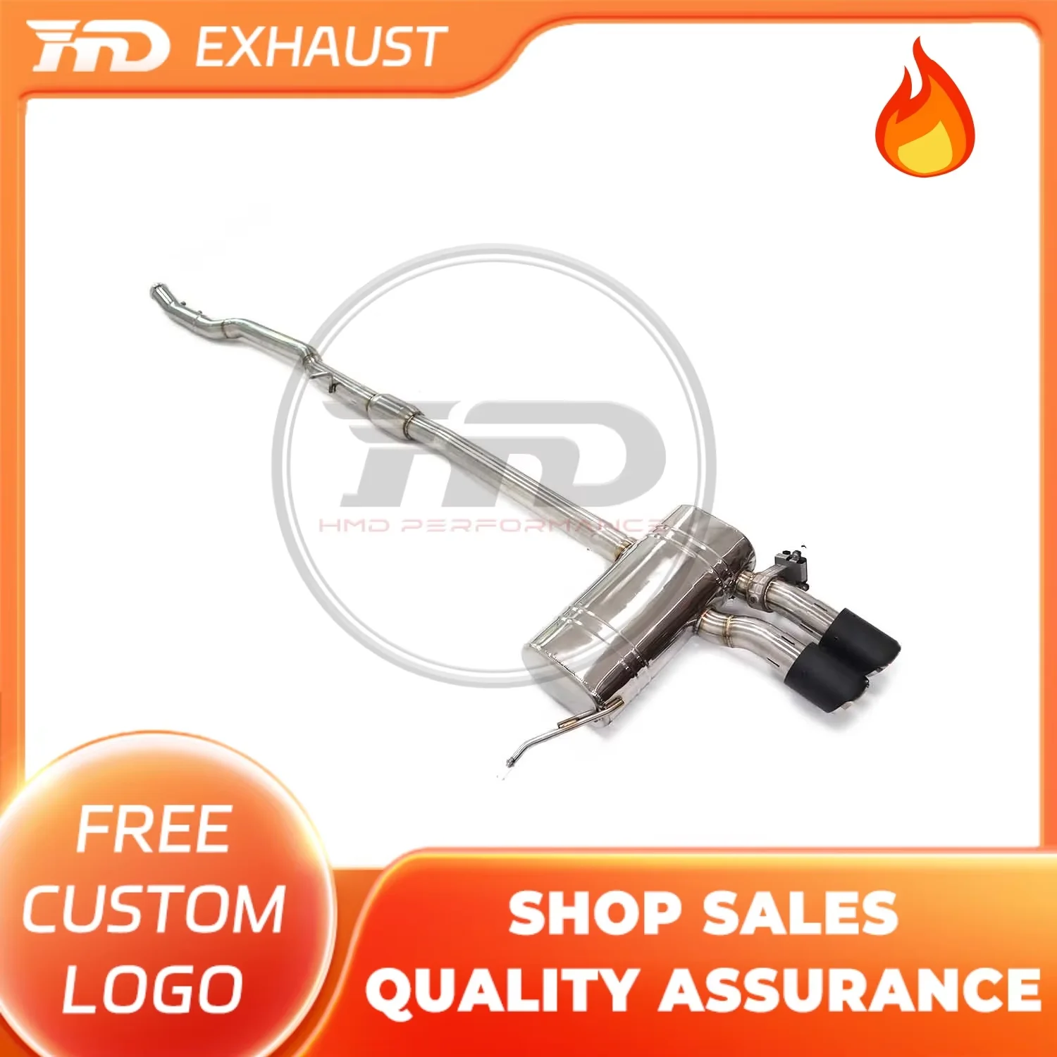 

HMD Hot Sale SS304 Exhaust System Performance Catback for MINI Cooper S F57 2.0T Muffler With Valve