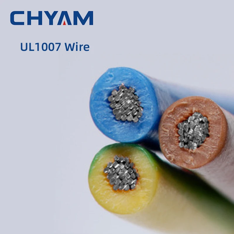 Cable electrónico de PVC UL1007, 5 metros, 24AWG, 26, 28, 30, 22AWG, 18awg, 16AWG