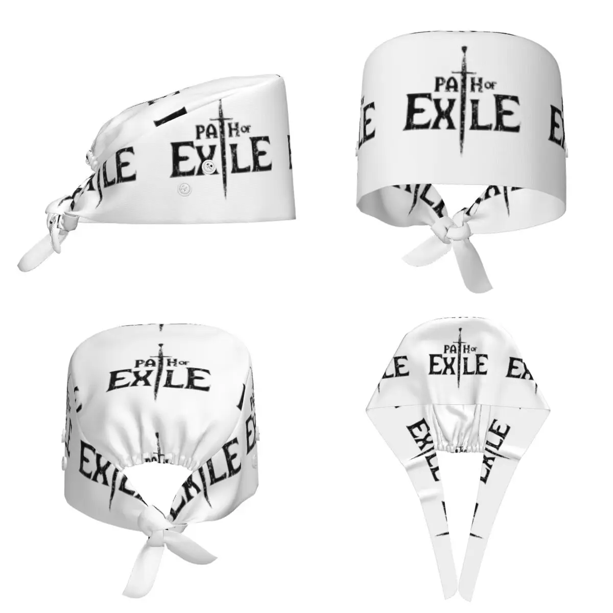 Path Of Exile Scrub Hat Doctor Working Surgical Cap Unisex Adjustable Nursing Caps for Dentist