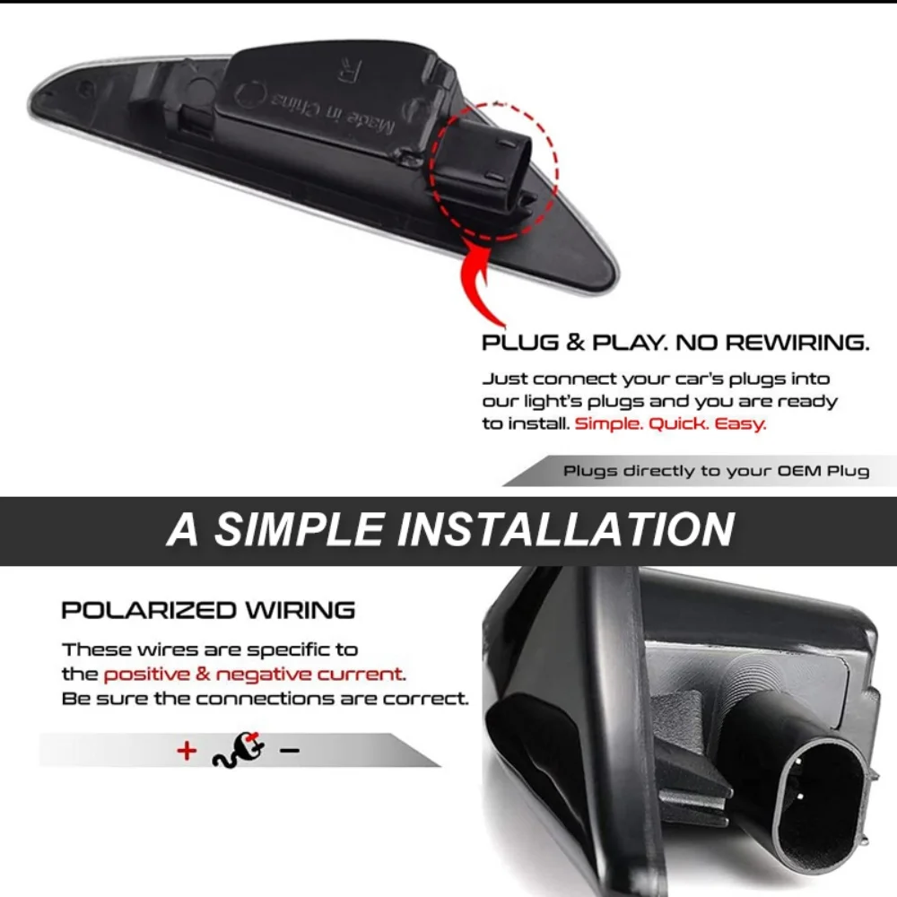 Для BMW X3 F25 X5 E70 X6 E71 E72 Безымянный янтарный последовательный мигающий светодиодный передний крыло автомобиля Боковой габаритный указатель поворота 12 В