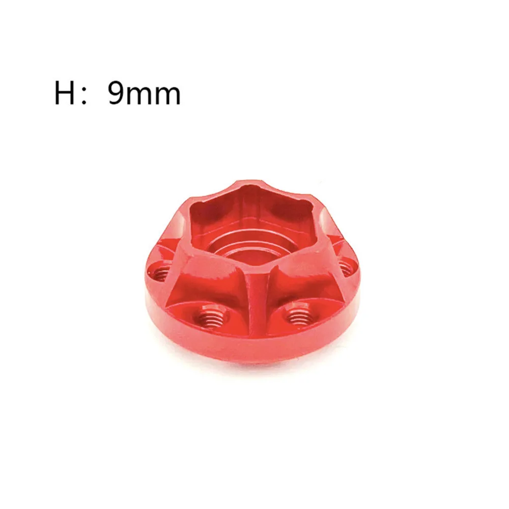 For SCX10 VP RC Crawler Car 1.9/2.2 Inch Wheel Hub Coupler Aluminum Alloy 6/9/12/15/18/22mm Wheels Extension Adapter