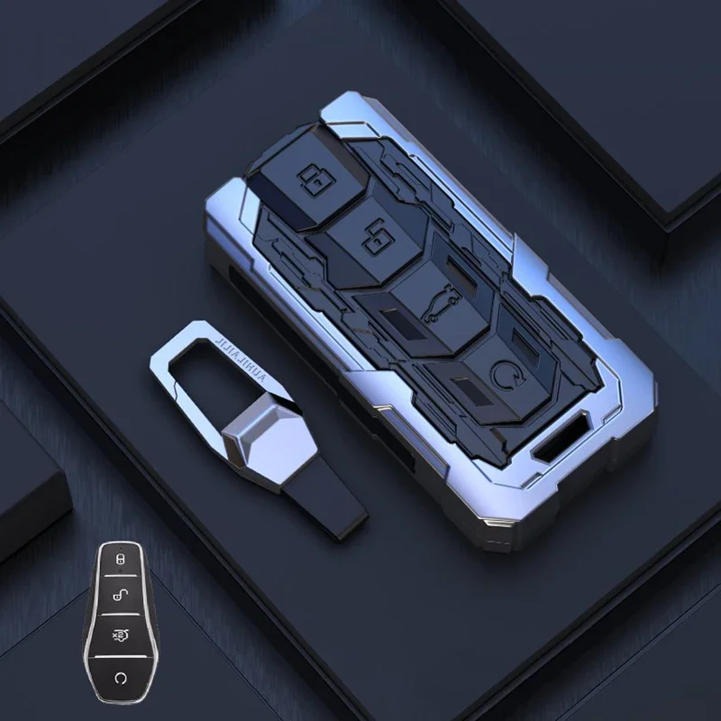 

Zinc Alloy Car Key Case Cover Shell For BYD Tang EV600 Han EV Yuan ATTO 3 Song PLUS Pro MAX DMI Qin Auto Accessories