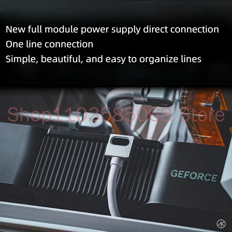 

Graphics Card Module Cable 90 Degree Elbow 12+4P Power Supply Line ARGB Divine Light Synchronization, 5090 Unavailable