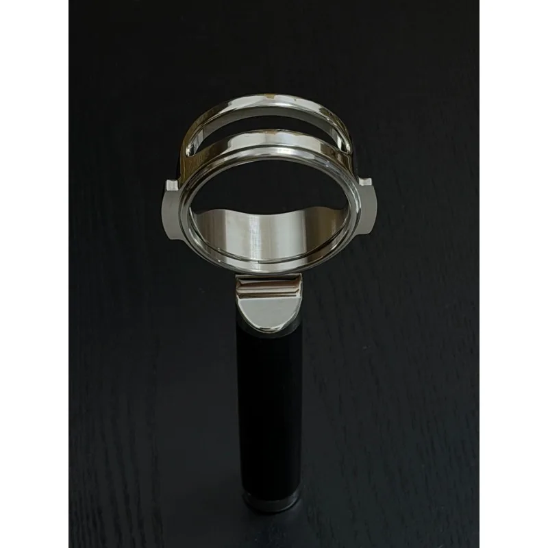 Factory direct Italian coffee machine hollow bottomless extraction handle 58mm, E61 solid wood handle