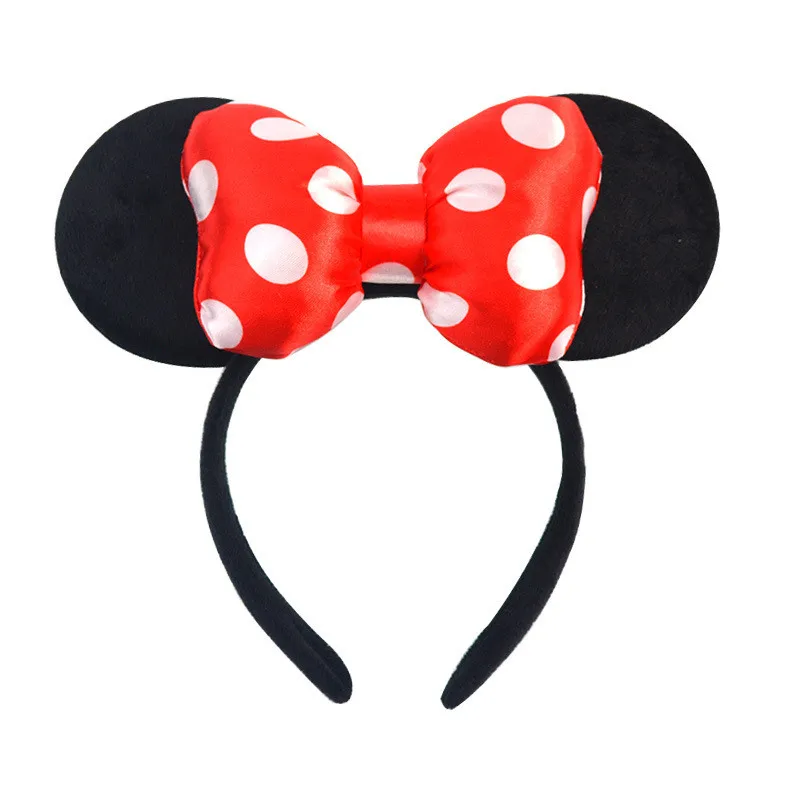Loween palco nó acessório de cabelo miey minnie bandana adulto criança grampo de cabelo peças desempenho fibra poliéster