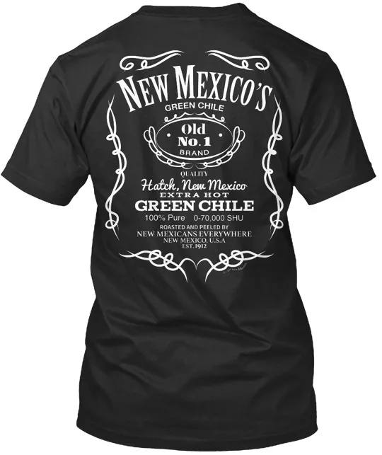 Premium Hatch Nm No. 1 Green Chile Tee T-shirt Made in the USA Size S to 5XL