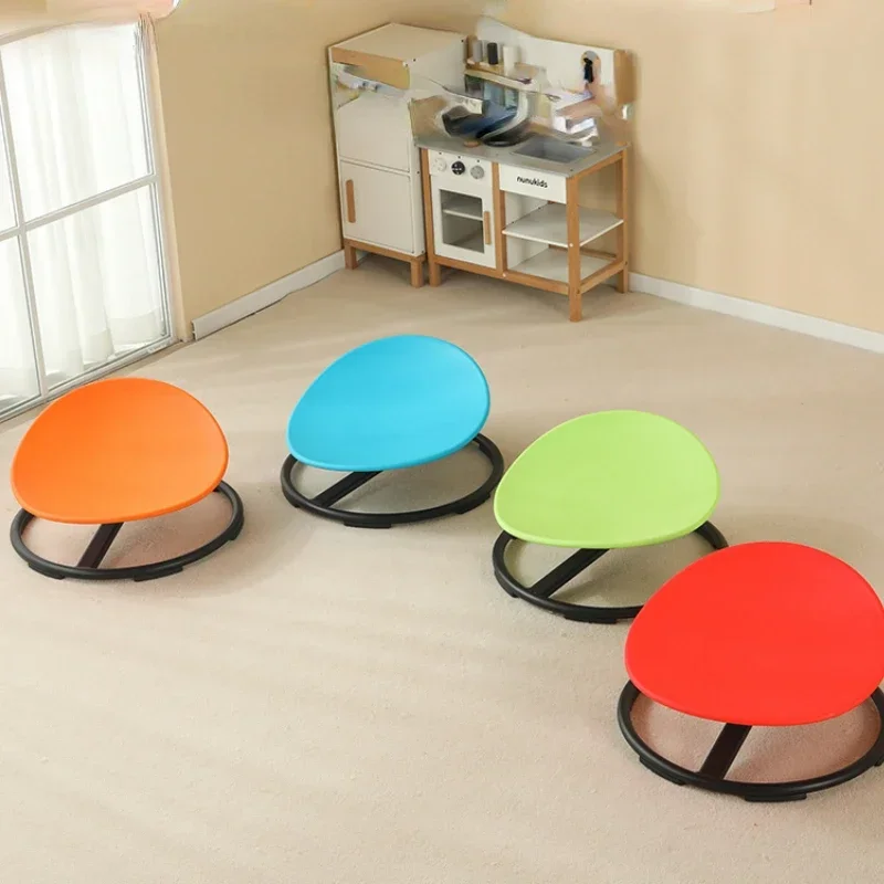 كرسي دوار للتدريب على التكامل الحسي للأطفال - كرسي دوار لمرحلة ما قبل المدرسة لتطوير التنسيق