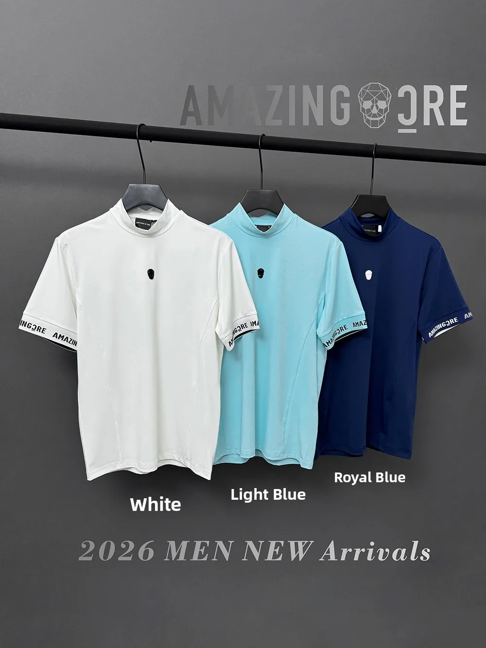 men's-golf-sportwear-short-sleeve-round-neck-t-shirt-quick-dry-breathable-fashionable-versatile-high-elasticity-summer