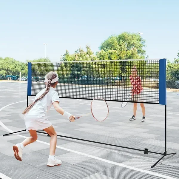 14 Feet Adjustable Badminton Net Stand with Carry Bag