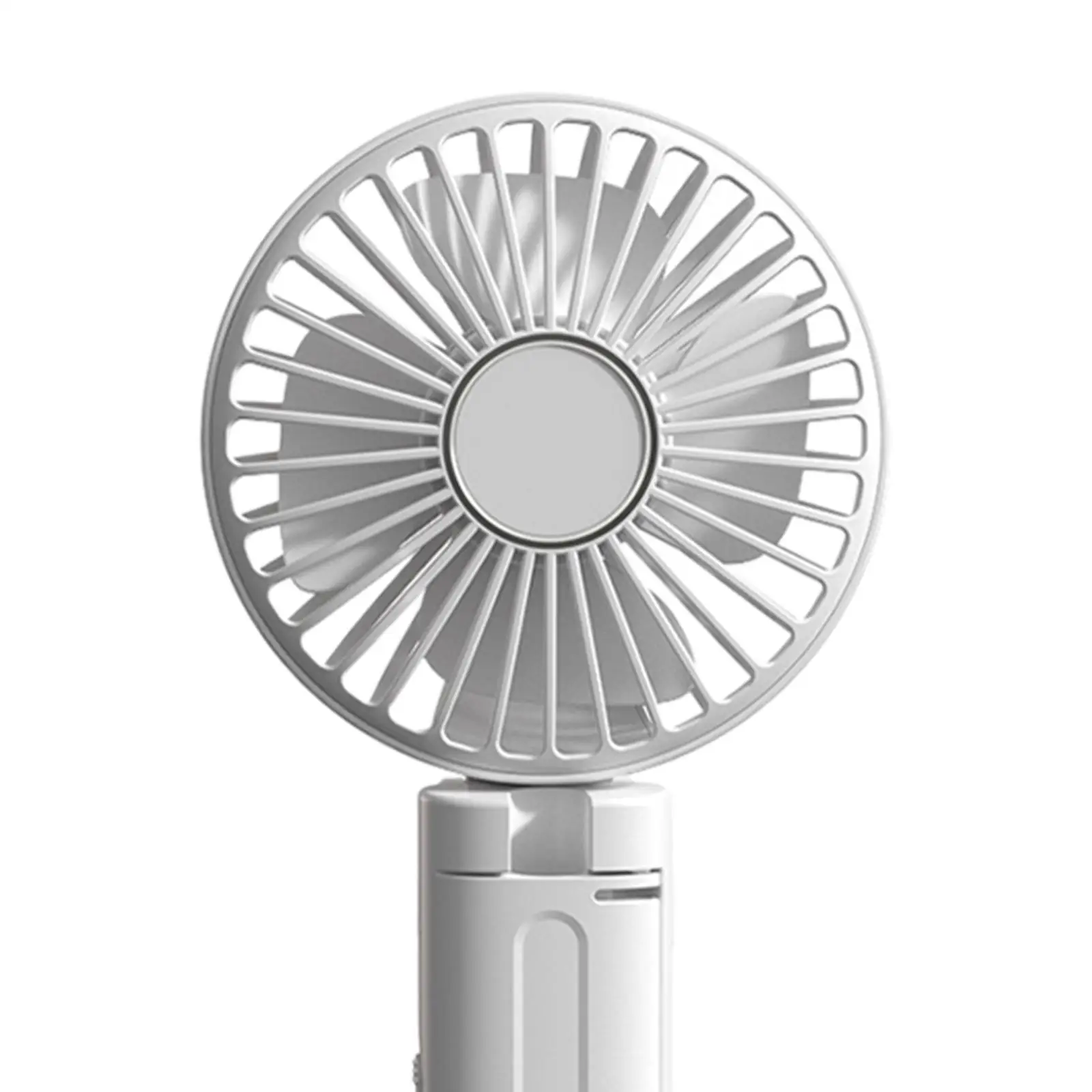 Ventilador de Clip con ángulo ajustable, Mini ventilador de refrigeración pequeño, plegable, silencioso, portátil, 3 velocidades, para oficina, coche al aire libre