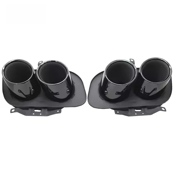 2019-2023 For Porsche 992 Carrera Exhaust Pipe Upgrade Stainless Steel Exhaust Nozzle Tip Tailpipe