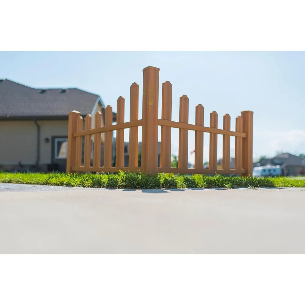 

Vita 43H Brown Country Style Picket Fence