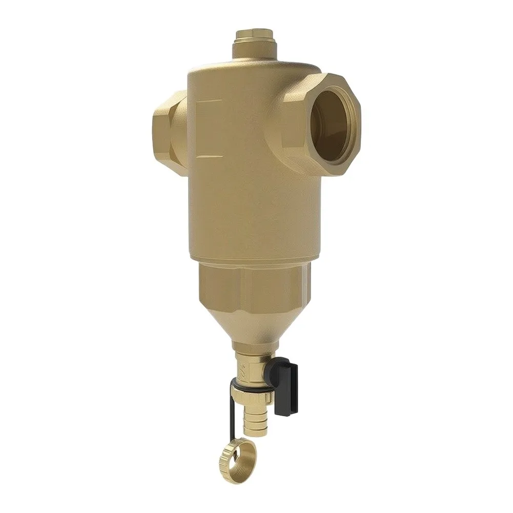 Magnetic Debris Wall-Hung Boiler Filter Air-Source For Heat Pump Filter Valve Manual Handle Sludge Discharge Drain Valve Water