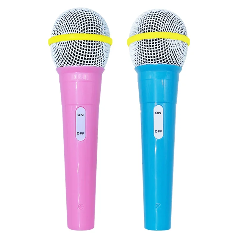 New Children's Simulation Fake Microphone Accessories Party Props Model Small Host Interview Stage Fake Singing Props