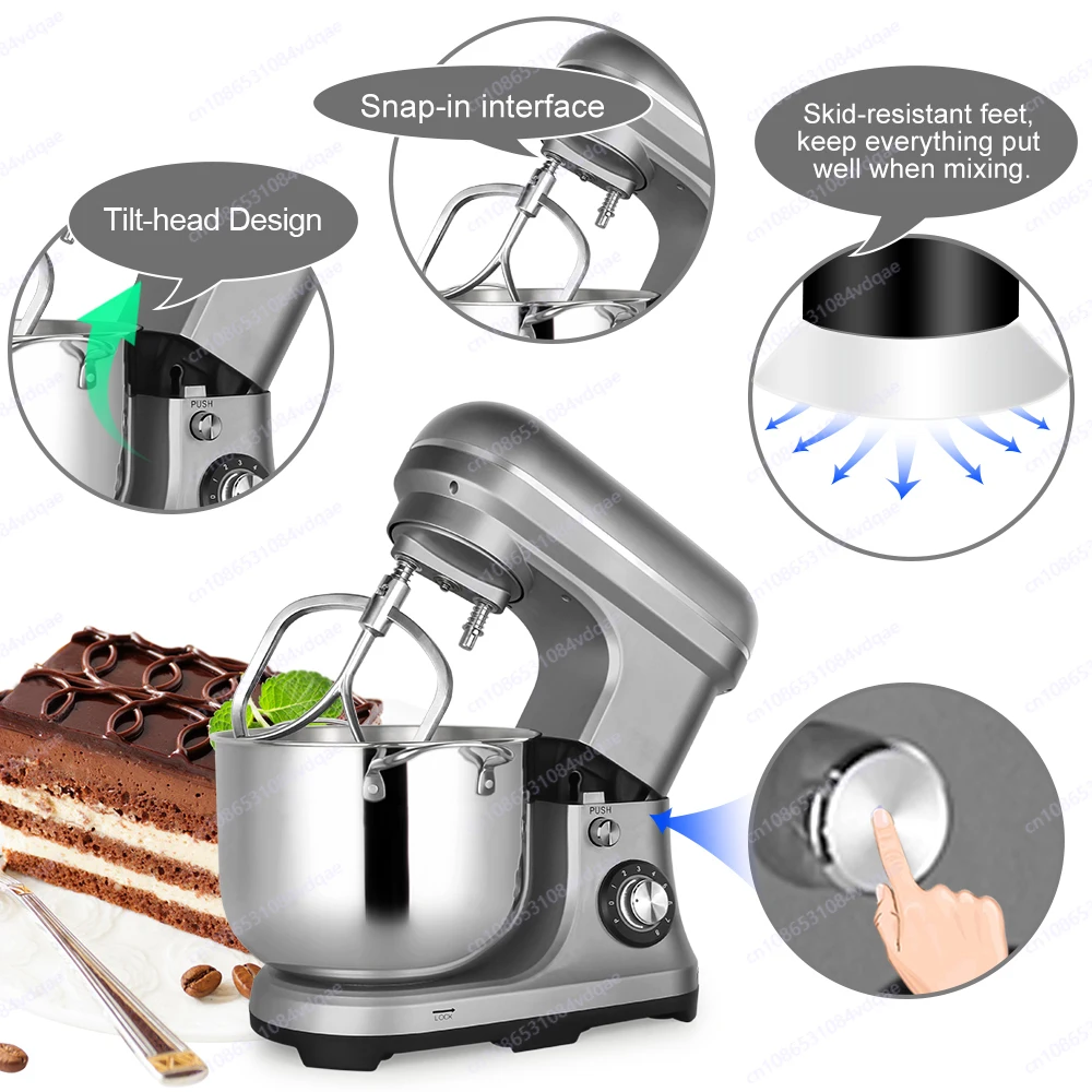 2000W High Power Household Dough Mixer | 11L Large Capacity