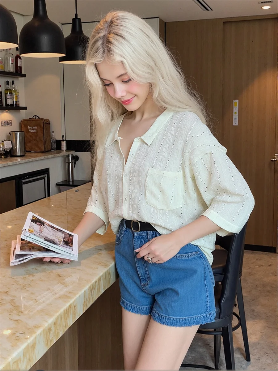 

Рубашки женские с коротким рукавом в стиле ретро, белые, повседневные, свободные, Ulzzang, корейский стиль, модные, в консервативном стиле, для колледжа, милые, милые, каваи, простые, базовые