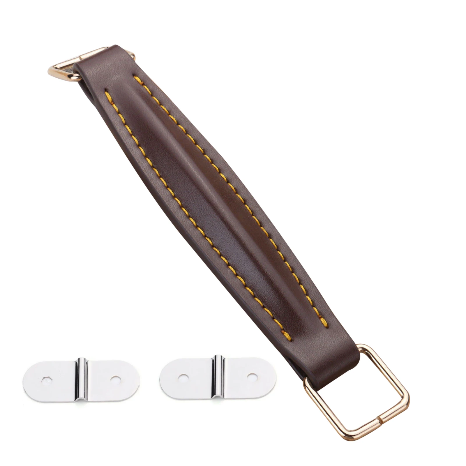 Asa de cuero auténtico para amplificador de guitarra Marshall con accesorios de montaje para Marshall AS50D AS100D, accesorios para guitarra