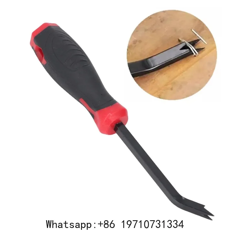 Staple Remover Puller 200mm Cr V Steel Heavy Duty Staple Extractor Lifter for Carpets Wood Flooring Furniture Architecture