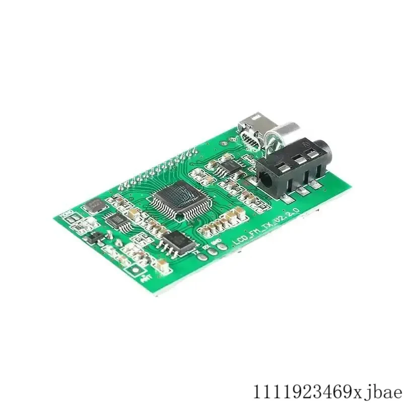 FM Transmitter Module DSP PLL 87-108MHz Stereo Digital Wireless Microphone Board Multi-function Frequency Modulation