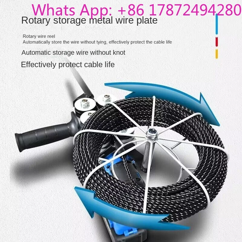 0528110V/220V Fully automatic electric concealed wire pull wire multi-functional lithium battery threading hydropo
