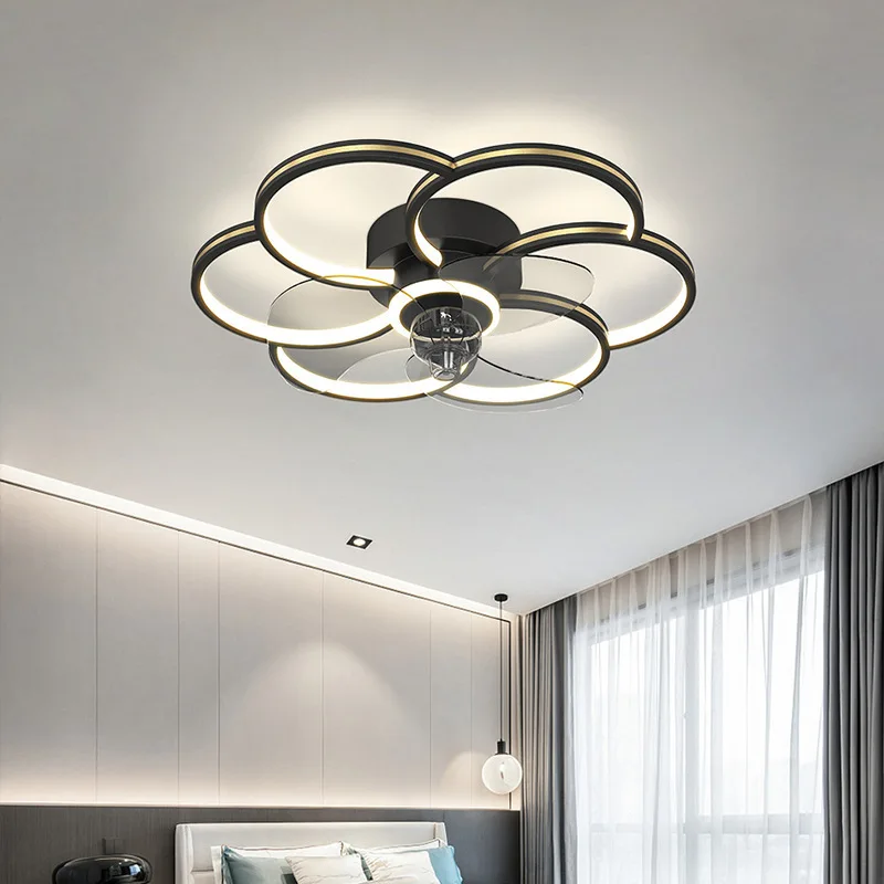 

Decorative led Ceiling lamps Chandelier fan bedroom Ceiling fan with led light and control Ceiling fans with light fixture