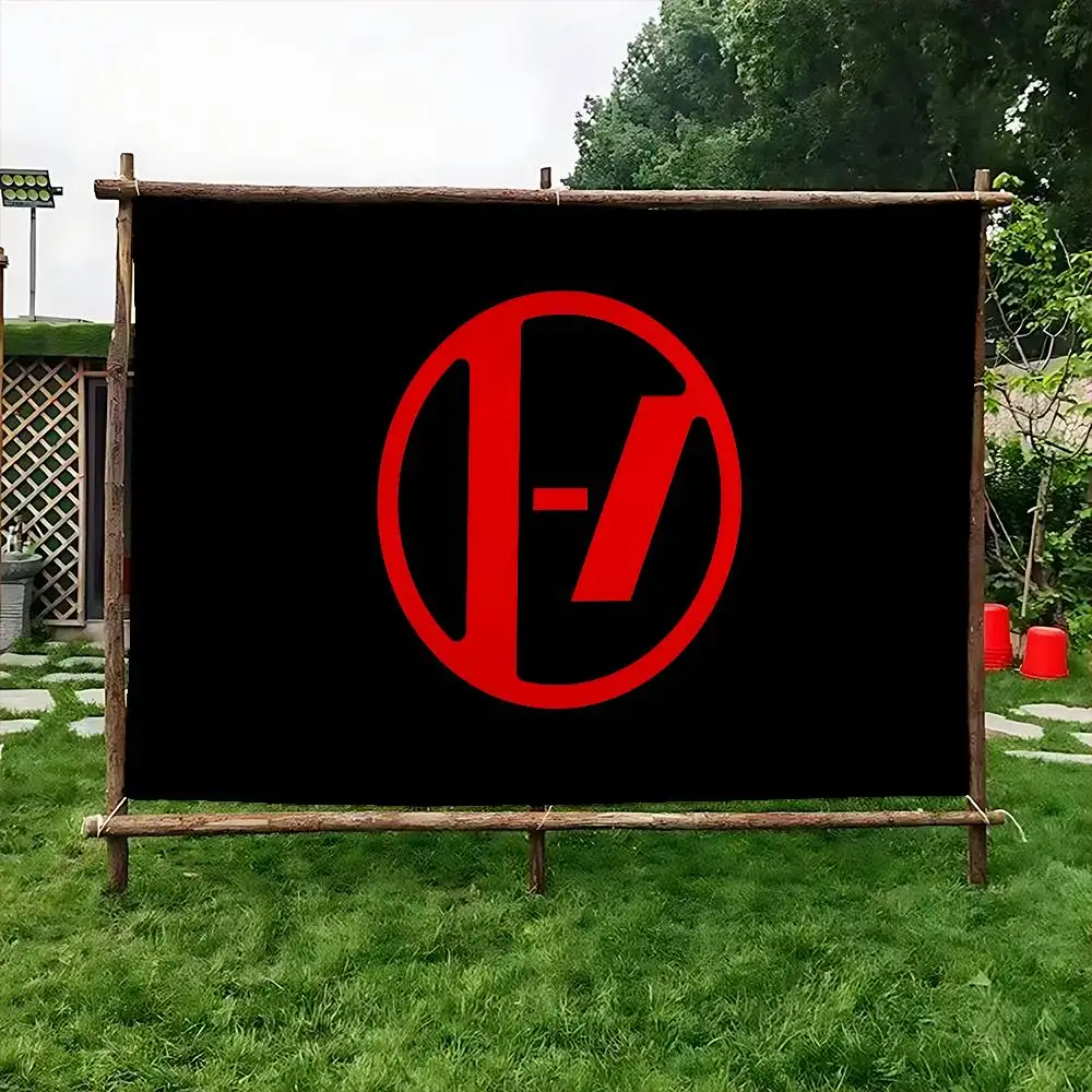 Popular T-Twenty One Pilots Band Family Gatherings Outdoor Atmosphere Flags Camping Decorations Banners