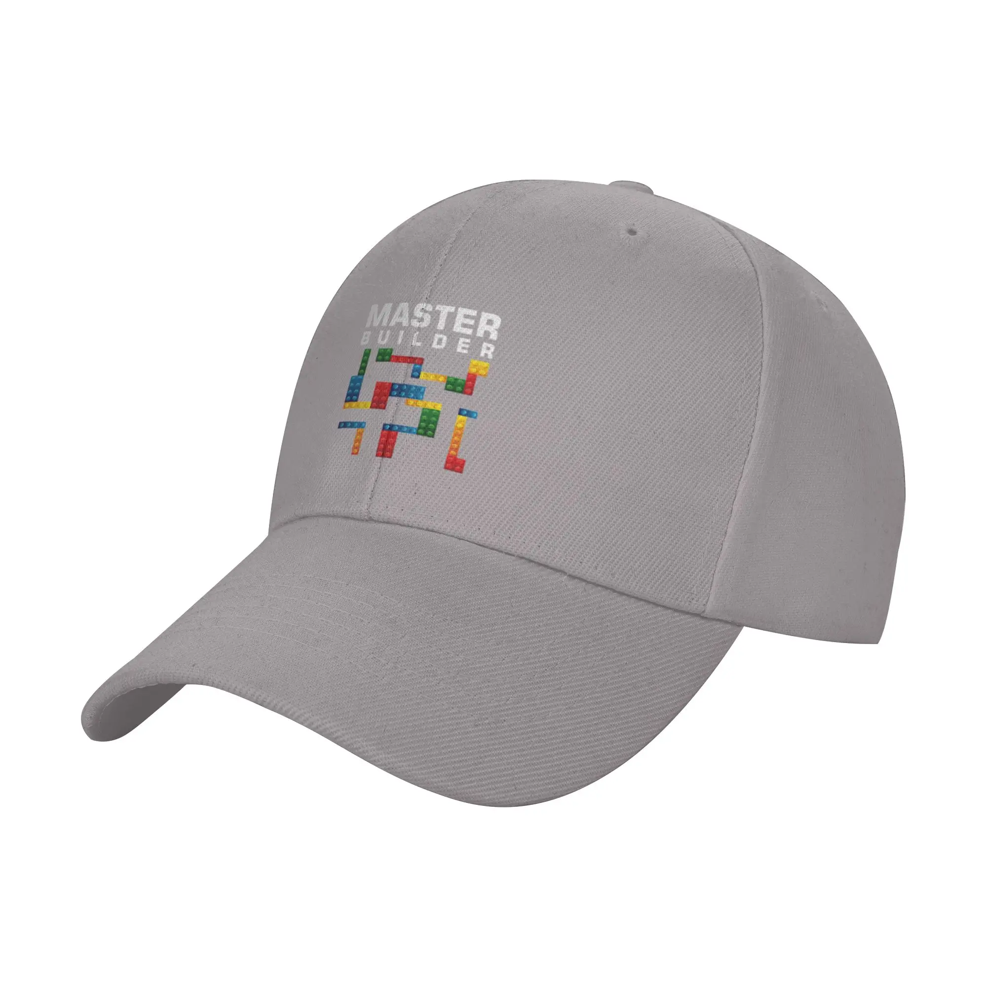 Cool Master Builder Funny Building Blocks Gift Trendy Baseball Cap Hanging Out With Friends Adjustable Size Hip Hop Cap