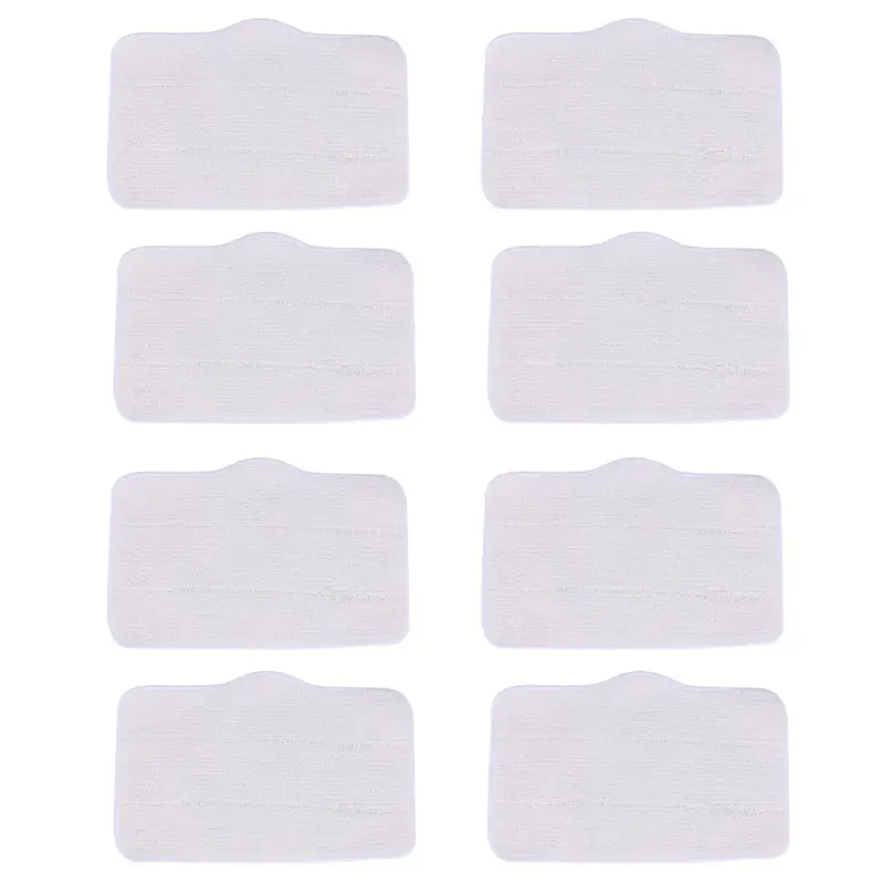 A19F-8 Pcs Cleaning Mop Cloths Replacement For Deerma ZQ610 ZQ600 ZQ100 Steam Engine Home Appliance Parts Accessories