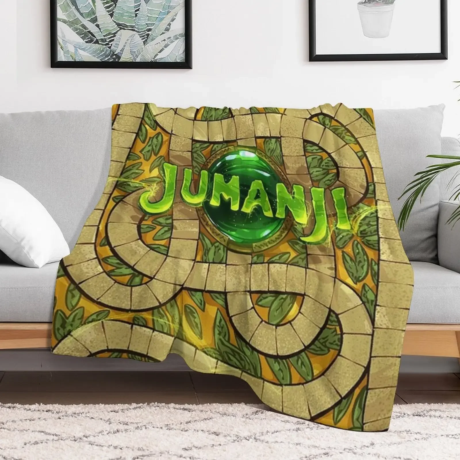 Jumanji Throw Blanket Soft Home Decor Blanket for Couch Bedroom