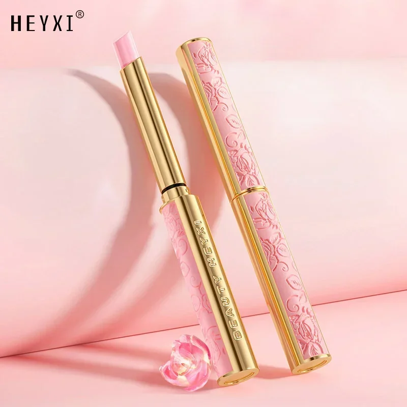 Heallor Honey Peach Magic Color Lipstick Temperature Lip Balm Moisturizing Nourishing Long Lasting Smooth Natural Brighten Lip M