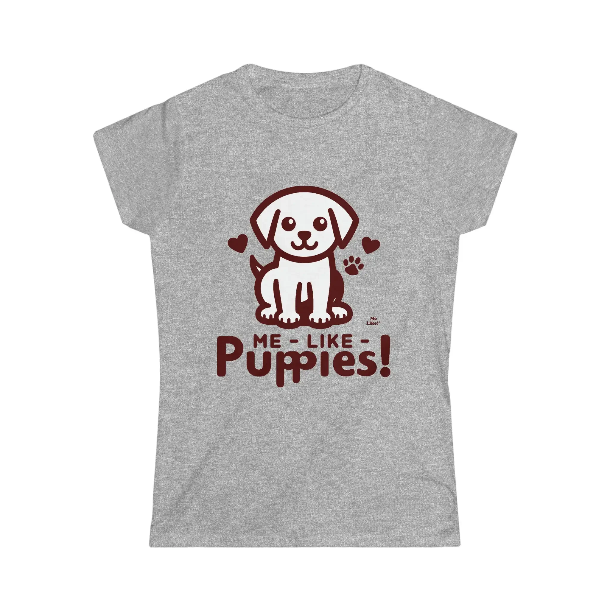 Dog lover shirt Me Like Puppies Women s Softstyle T 1