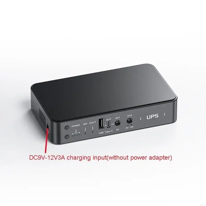 Q81C UPS Bateria ininterrupta Backup 5V9V12V2A Routers UPS Bateria Backup para LED Light Strips Routers de câmera