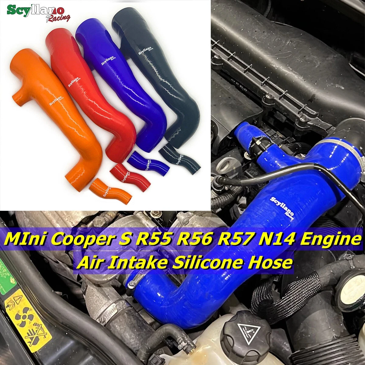 

Комплект силиконовых патрубков для впускного коллектора турбонаддува для Mini Cooper S R55 R56 R57 2007-2012 годов выпуска с двигателями N14