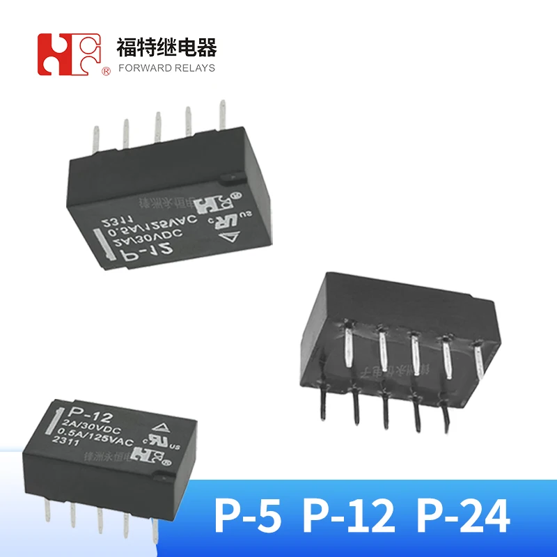 5Pcs New Original Relay P-5 P-12 P-24 5V 12V 24V Compatible G6H-2-5VDC 12VDC 24VDC Signal Relay