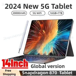 Hot Global Version Original IPad Air Pro Tablet 14inch HD 4K Android 13 16GB+1T 20000mAh 5G Dual SIM Bluetooth WiFi GPS Tablet