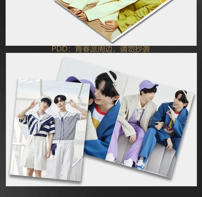 New Thailand Stars Drama Cutie Pie CutiePieSeries ZeePruk NuNew ZeeNunew Photobook Photo Album Poster Gift