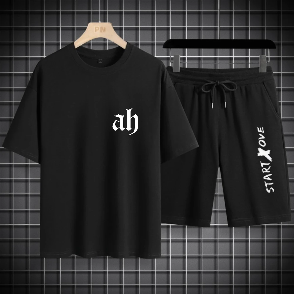 

1pcs Men's t-shirt Sets 2026 Spring/Summer two-piece set 2 piece set sets for men 3D Printed outfits two piece Graphic