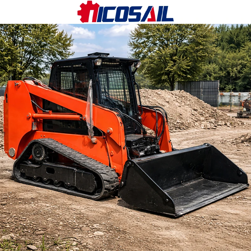 

Customized Large Track Skid Steer Loader Flexible Control System For Precision Construction Operation Work