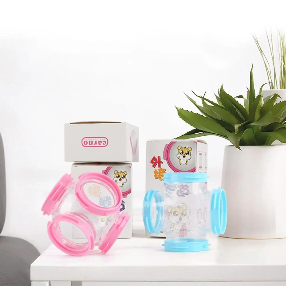 หนูแฮมสเตอร์ท่อเชื่อมต่ออุปกรณ์เสริมภายนอกกรงอุปกรณ์สำหรับการฝึกอบรมเล่นอุโมงค์หลอดของเล่น