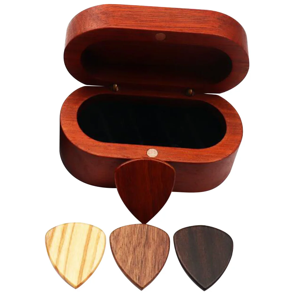 

Pick Storage Box Guitar Picks Organizer with Case Holder Acoustic Holders Square