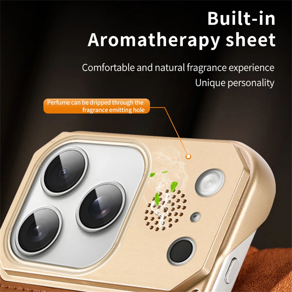 حافظة هاتف مغناطيسية بدون إطار من جلد البولي يوريثان لهاتف آيفون 17 Air 16e 16 15 14 Plus 13 12 11 Pro Max لتغطية Magsafe