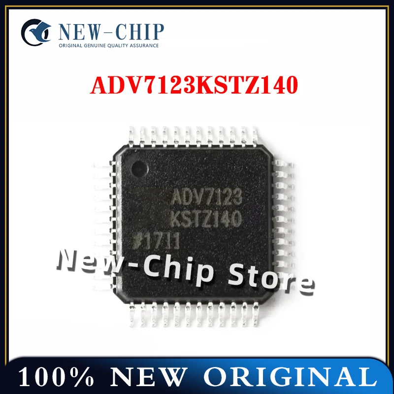 2PCS-50PCS/LOT   ADV7123KSTZ140  QFP48  New Original