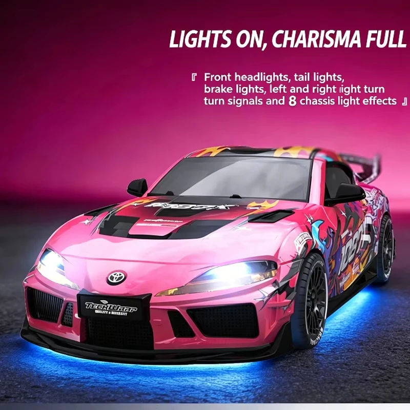 Rc Drift Car 1:43 Scale Remote Control Car Supra  Mini Simulation Racing Car Track For Adult Hobby Vehicle Toy