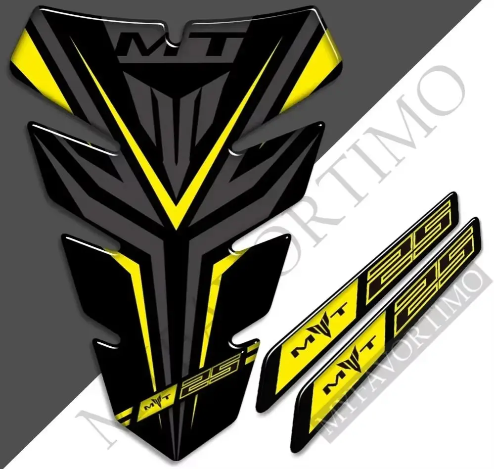 

Fit Yamaha MT-25 MT25 Tank Pad Protector Stickers Emblem Badge Logo Fairing Symbol Fuel Oil Kit Knee