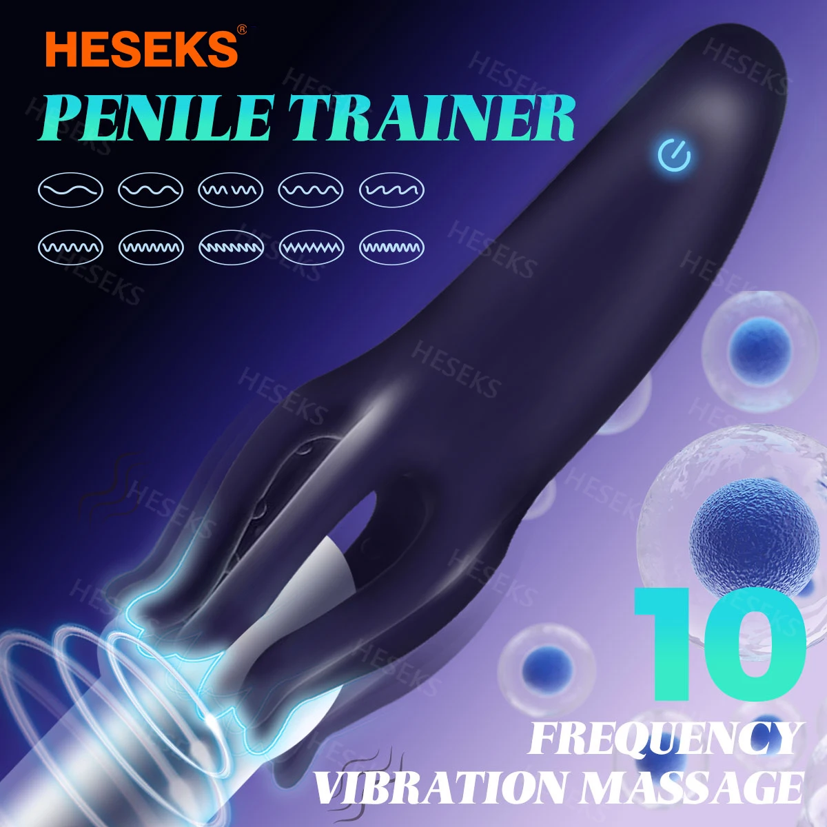 Penis Vibrator Glans Ejaculation Delay Endurance Trainer Prostate Vibration Massager Male Masturbation Adult Sex Toys for Men 18